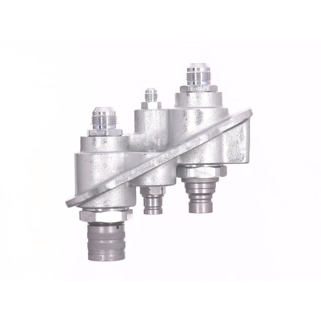 Bobcat Hydraulic Flat Face Quick Coupler Block Assembly 7246784